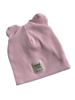 Bear beanie no fold - Light pink