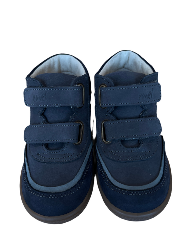 (E2754E-4) Emel velcro shoes - Blue navy