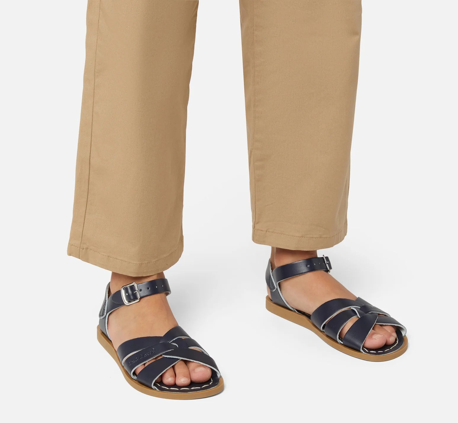 (887) Salt-Water Sandal Original - NAVY (Kids & adult)