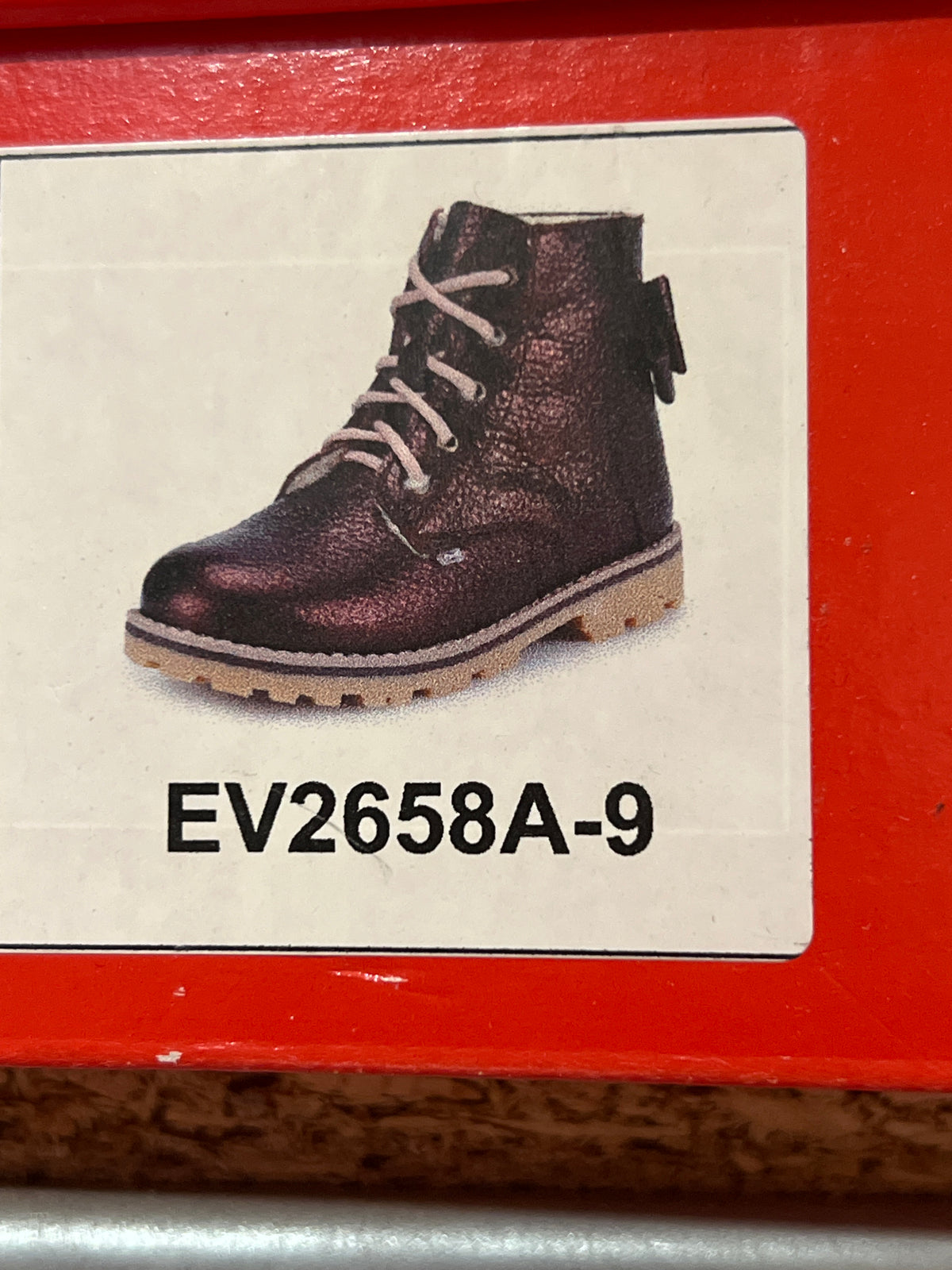 (EV2658A-9) Emel winter boots aubergine bow - MintMouse (Unicorner Concept Store)