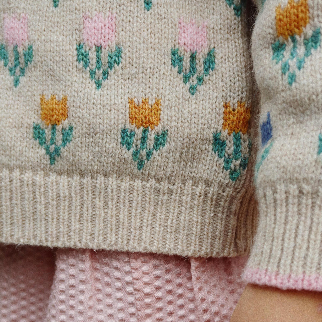 Belou Knit Cardigan - Tulipe - MintMouse (Unicorner Concept Store)