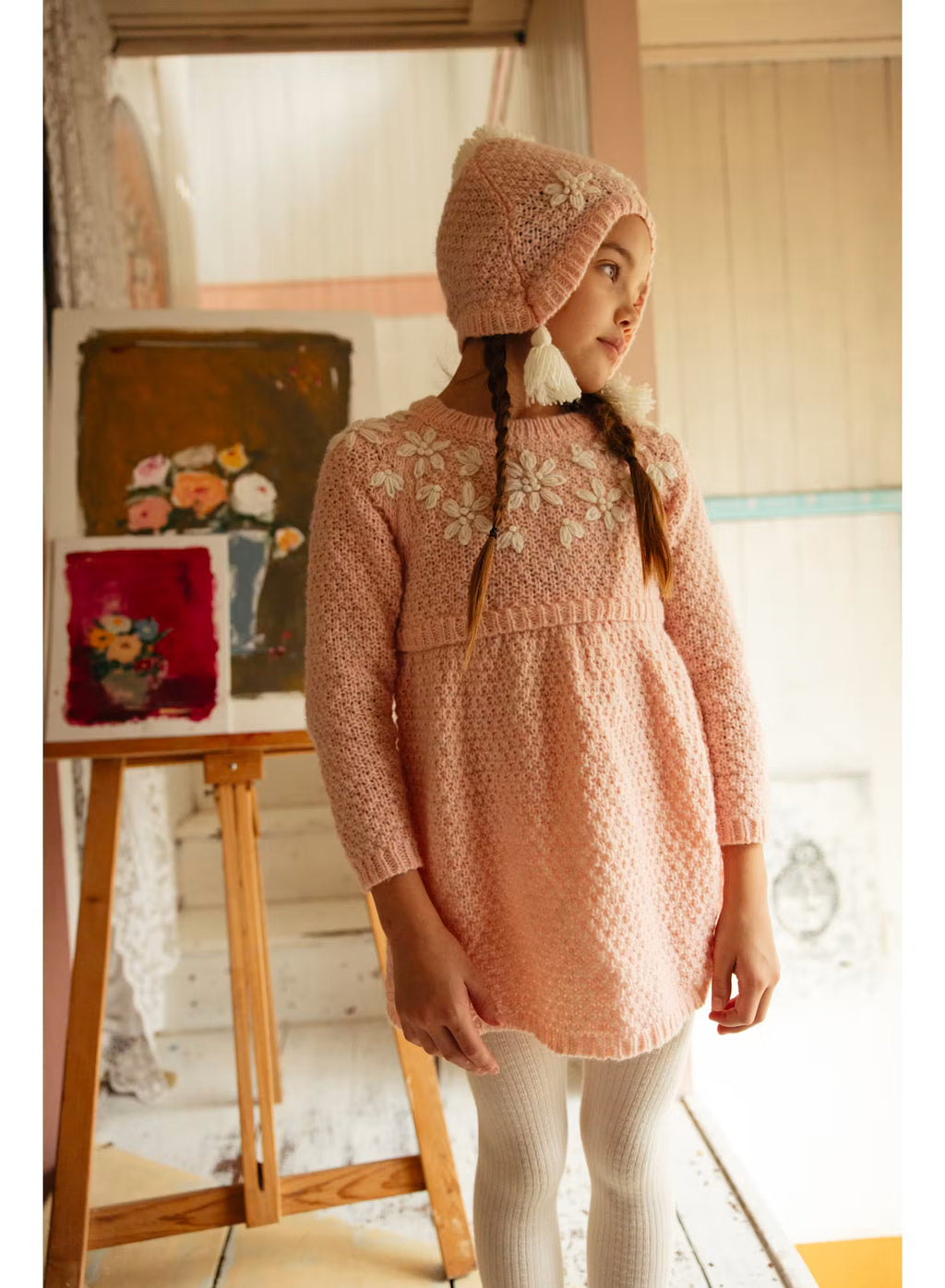 Beanie Isolina - Blush