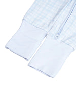 Blue Vichy Bamboo Zippy Romper - MintMouse (Unicorner Concept Store)
