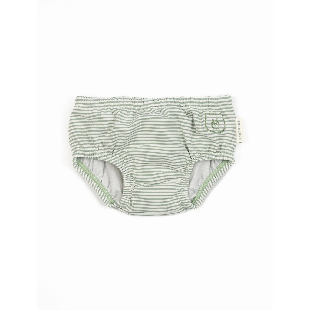 UV50+ water resistant containment swimsuit - BLUE STRIPES BEAR - MintMouse (Unicorner Concept Store)