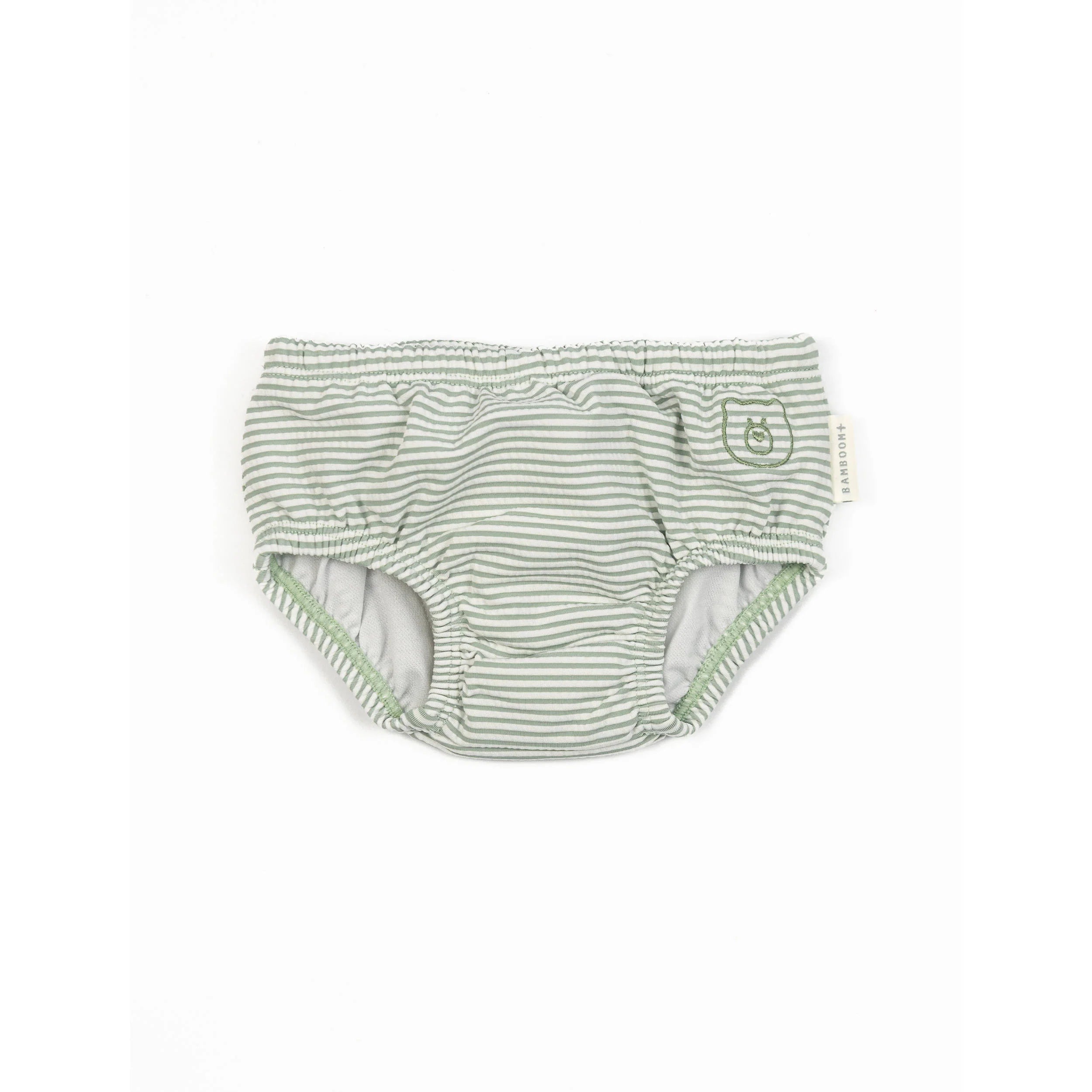 UV50+ water resistant containment swimsuit - BLUE STRIPES BEAR - MintMouse (Unicorner Concept Store)