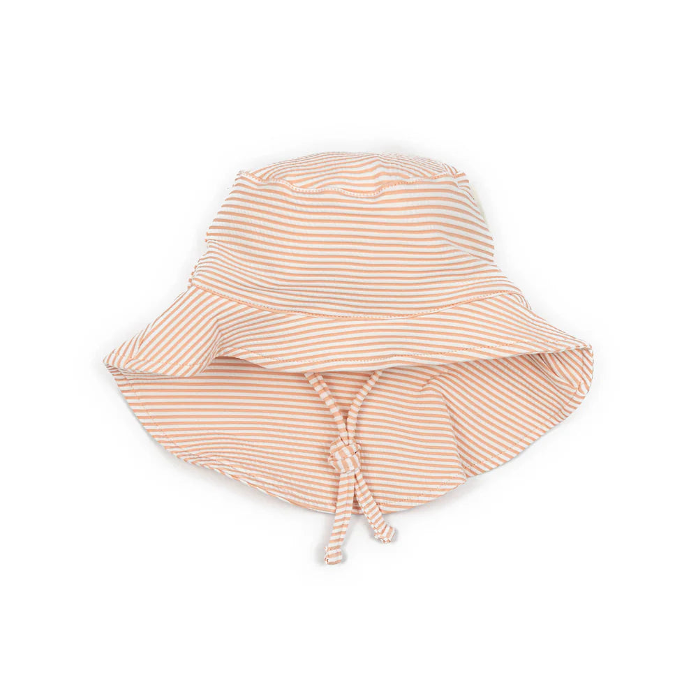 UV50+ beach cap - PINK STRIPES BEAR - MintMouse (Unicorner Concept Store)