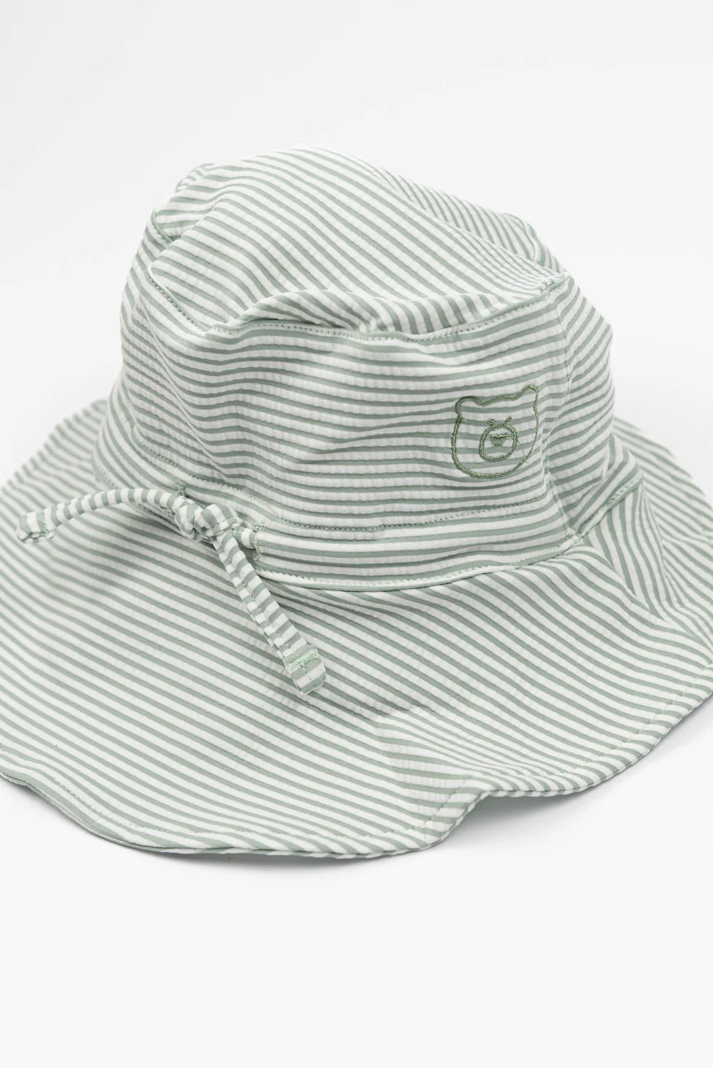 UV50+ Beach Cap - Blue Stripes Bear - MintMouse (Unicorner Concept Store)