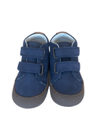 (E2810C-4) Emel first shoes with bumper Navy Blue