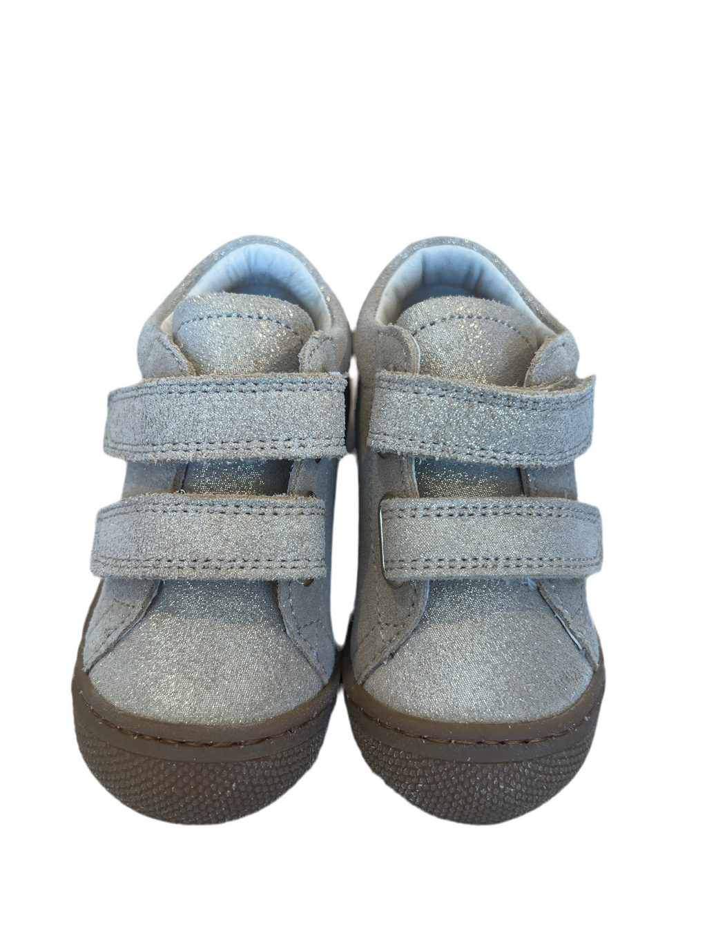 Naturino Cocoon VL Suede Glitter - Platinum - MintMouse (Unicorner Concept Store)