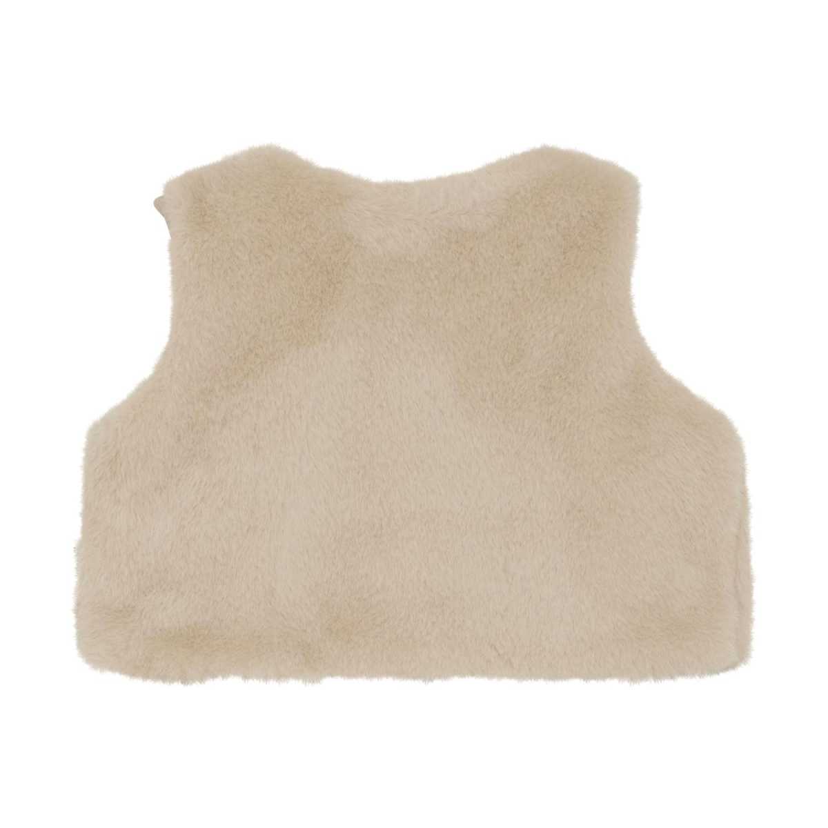 (114126) Vest Fake Fur - Smoke Gray - MintMouse (Unicorner Concept Store)