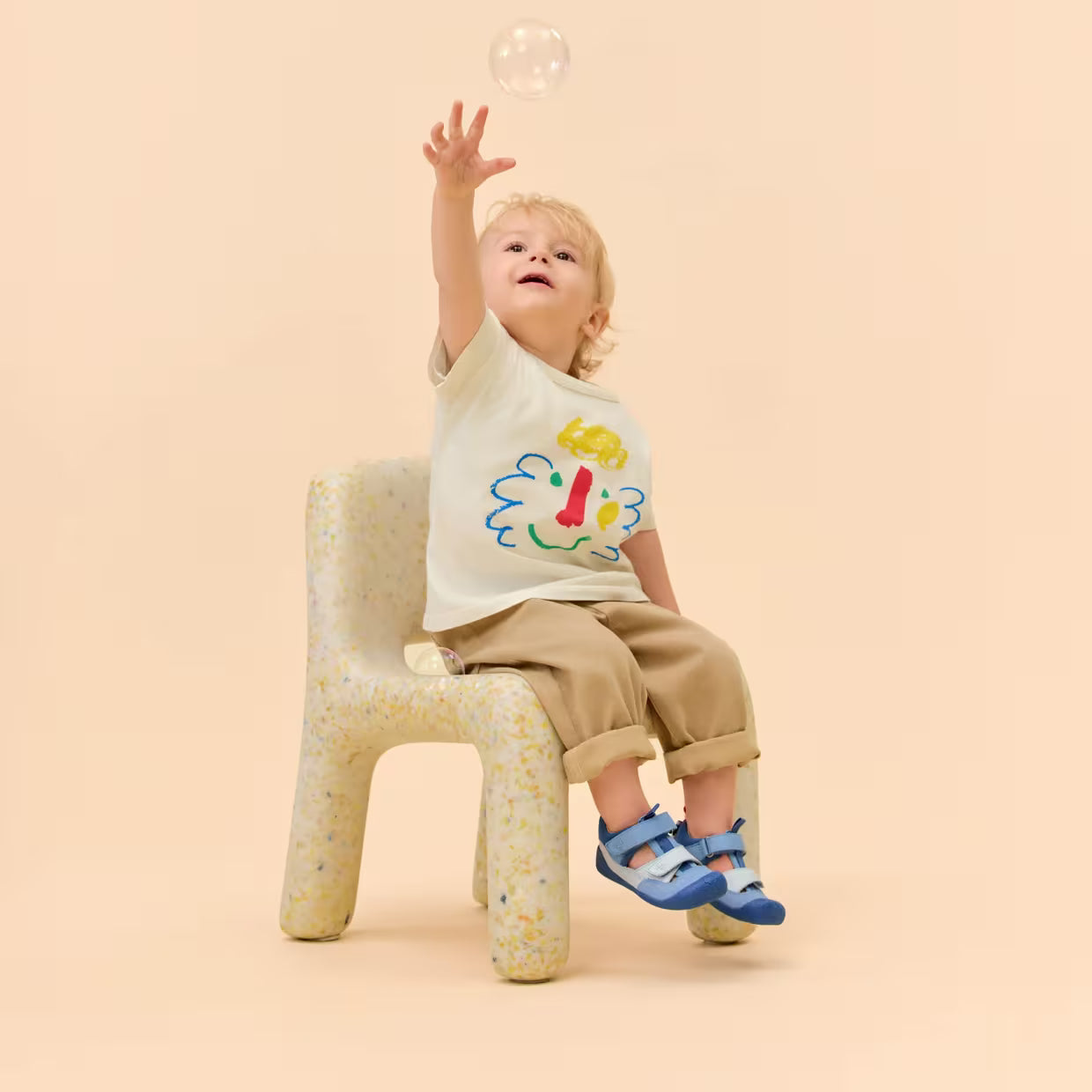 (01635_30119) Prewalker Sandal Leather Freely Elephant - MintMouse (Unicorner Concept Store)