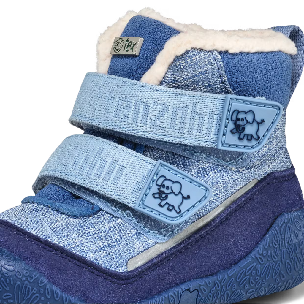 (01502-30231) Prewalker Midboot Vegan Snuggy Elephant - MintMouse (Unicorner Concept Store)