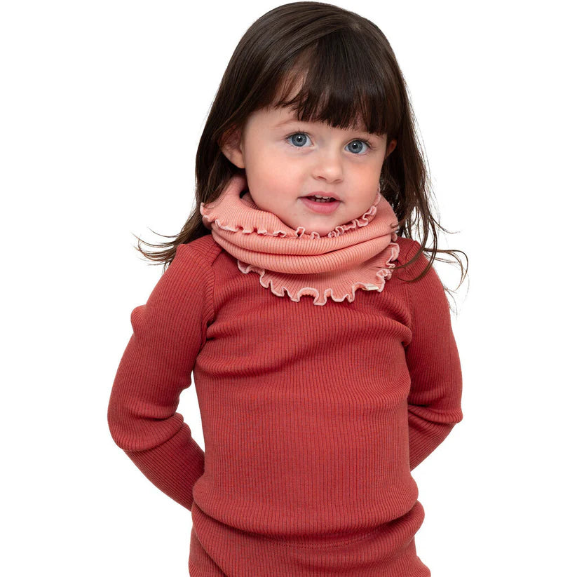 Aha - Tube Scarf Cloudberry with Pale Blush contrast