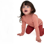 Alfina  - Blouse  Cloudberry with Pale Blush contrast
