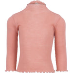 Alfina  - Blouse  Cloudberry with Pale Blush contrast