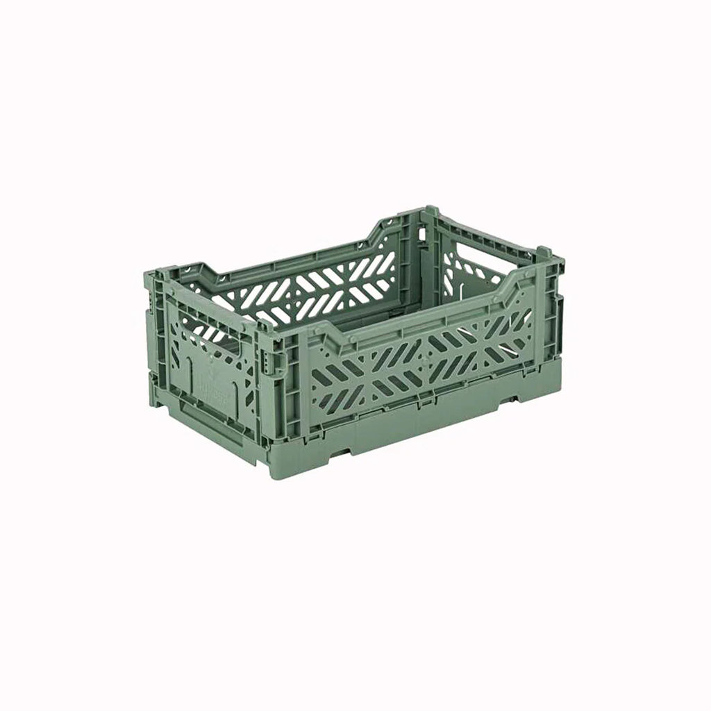 Aykasa Foldable Box - 26x17x10 cm - Mini Almond Green