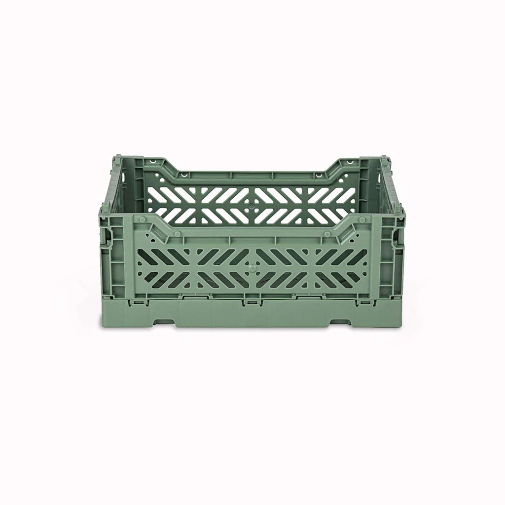 Aykasa Foldable Box - 26x17x10 cm - Mini Almond Green