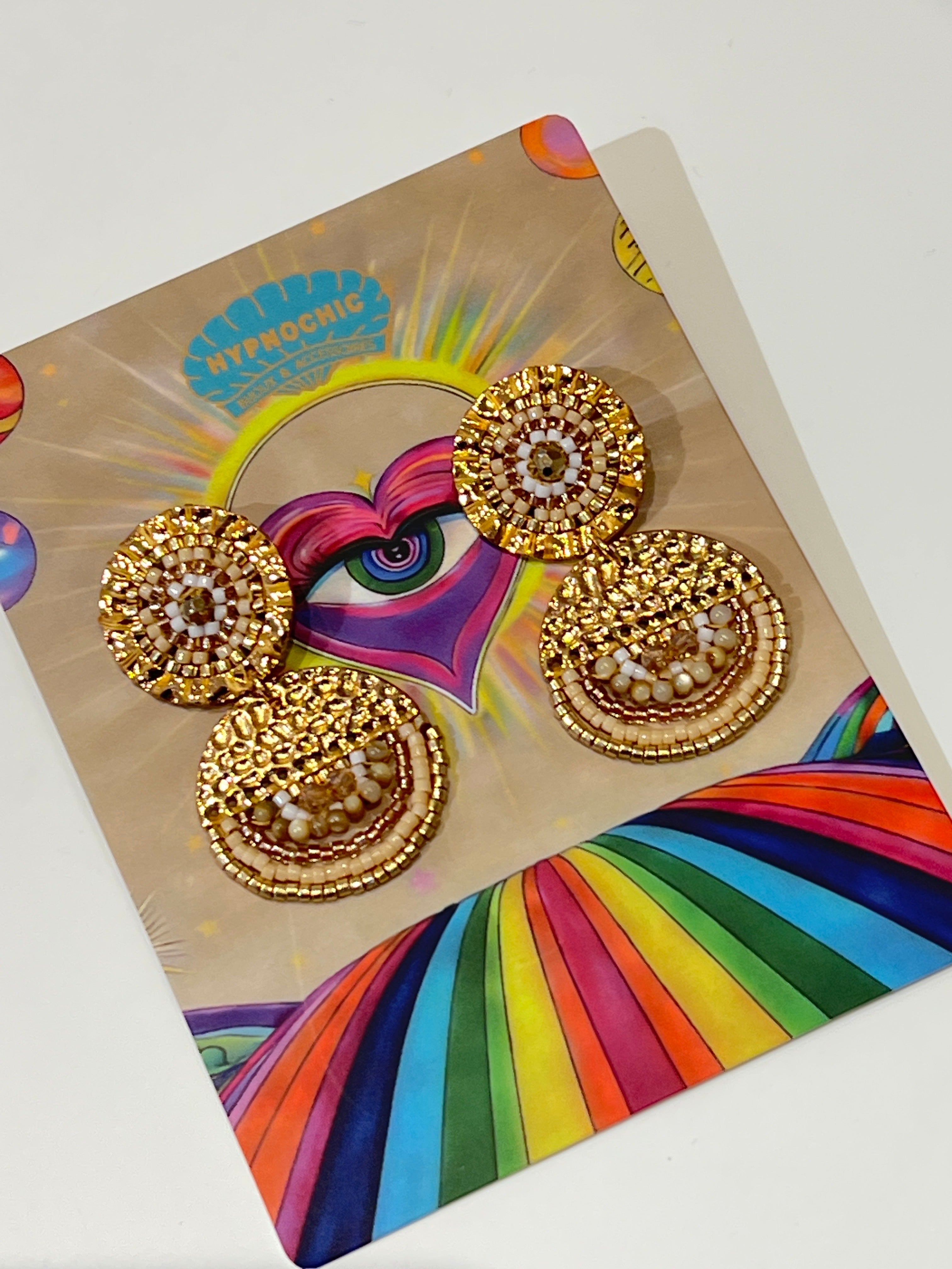 Earrings Solara Sable Doré - ESSD - MintMouse (Unicorner Concept Store)