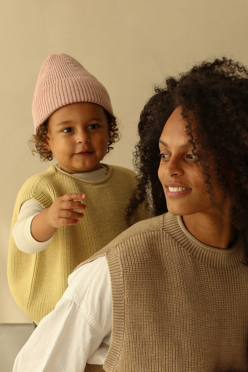 Beanie Fonzie Powder (Matching adults and kids) - MintMouse (Unicorner Concept Store)