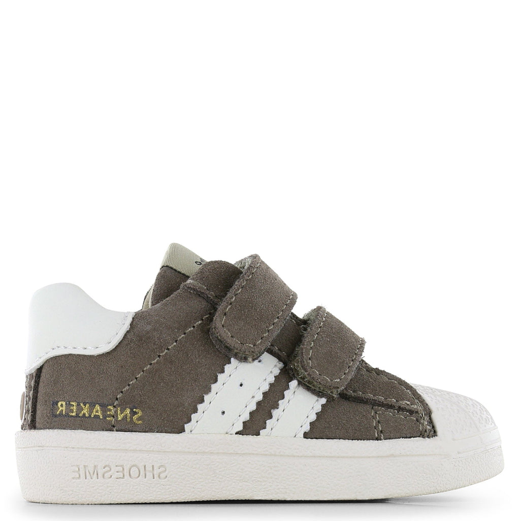 (BN26W001-C) Leather Sneakers Baby Stootneus Dark Taupe - MintMouse (Unicorner Concept Store)