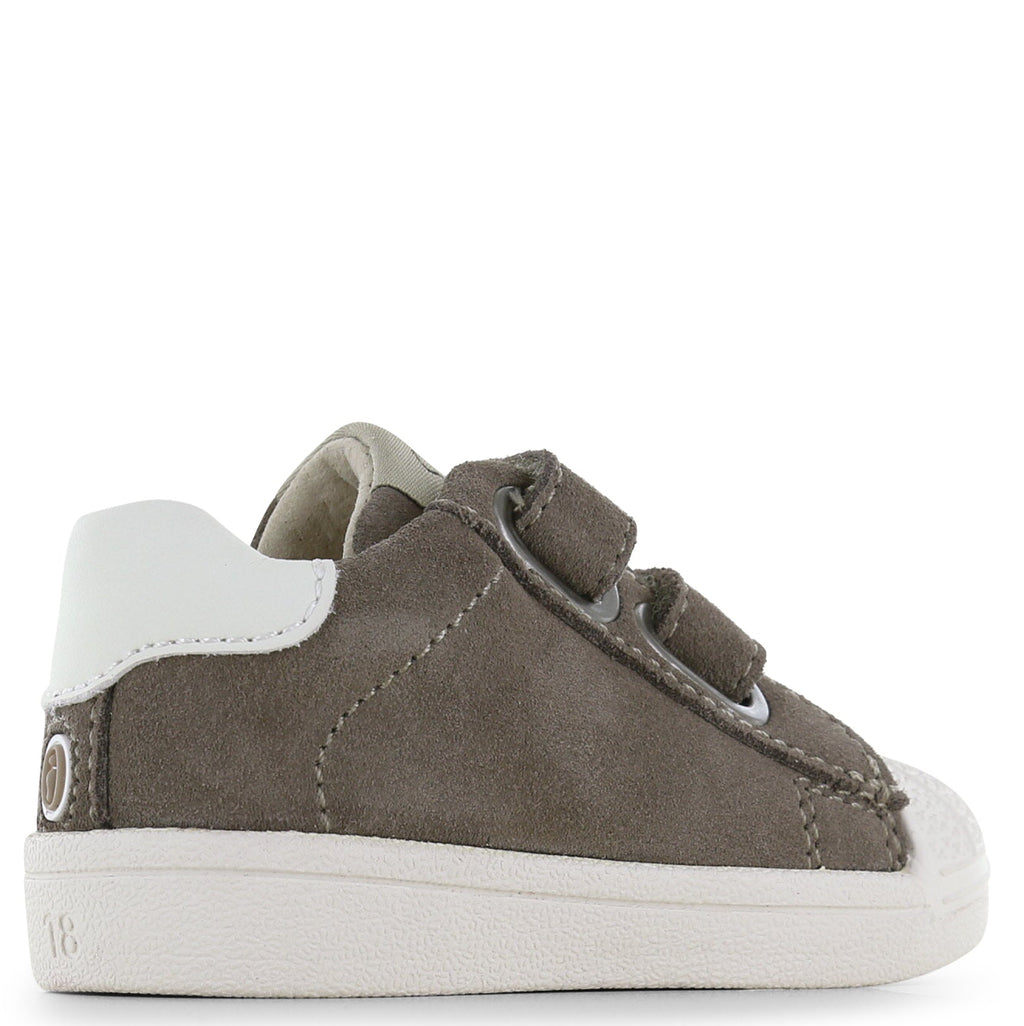 (BN26W001-C) Leather Sneakers Baby Stootneus Dark Taupe - MintMouse (Unicorner Concept Store)