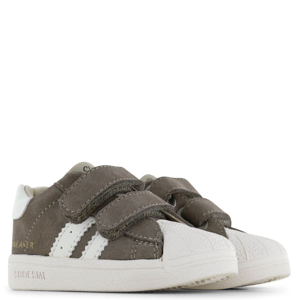 (BN26W001-C) Leather Sneakers Baby Stootneus Dark Taupe - MintMouse (Unicorner Concept Store)