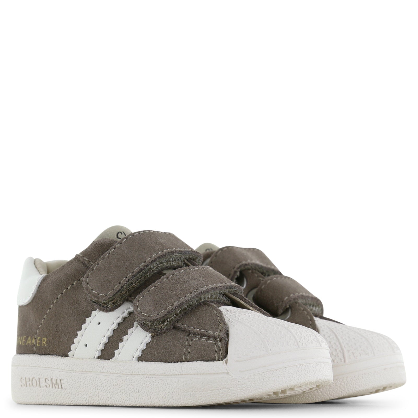 (BN26W001-C) Leather Sneakers Baby Stootneus Dark Taupe - MintMouse (Unicorner Concept Store)