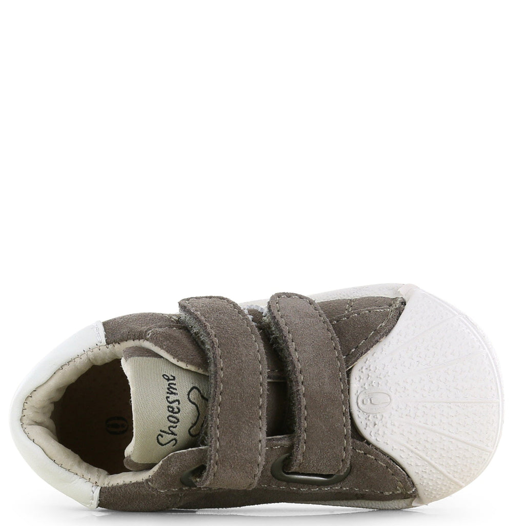 (BN26W001-C) Leather Sneakers Baby Stootneus Dark Taupe - MintMouse (Unicorner Concept Store)