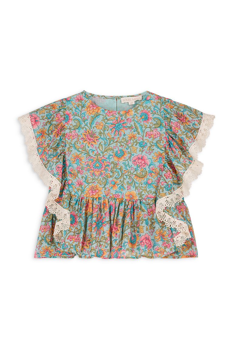 Blouse Ines Water River Flowers - MintMouse (Unicorner Concept Store)