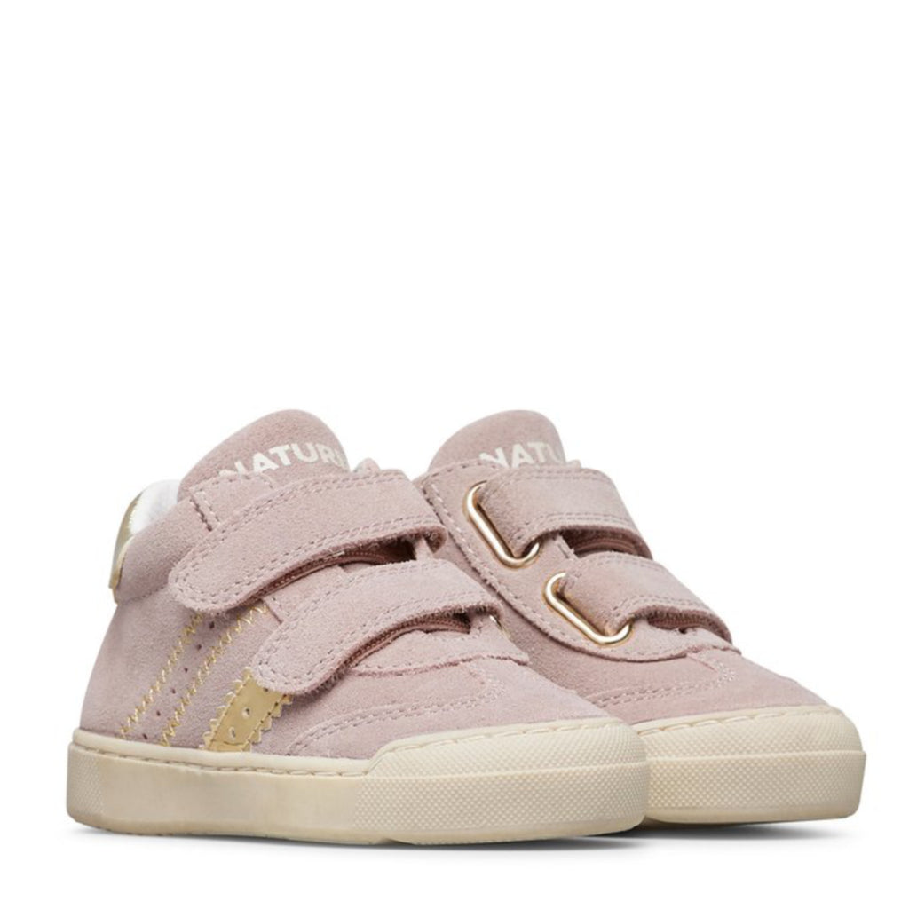Naturino Riby High VL Suede/Mirror Rose Platinum