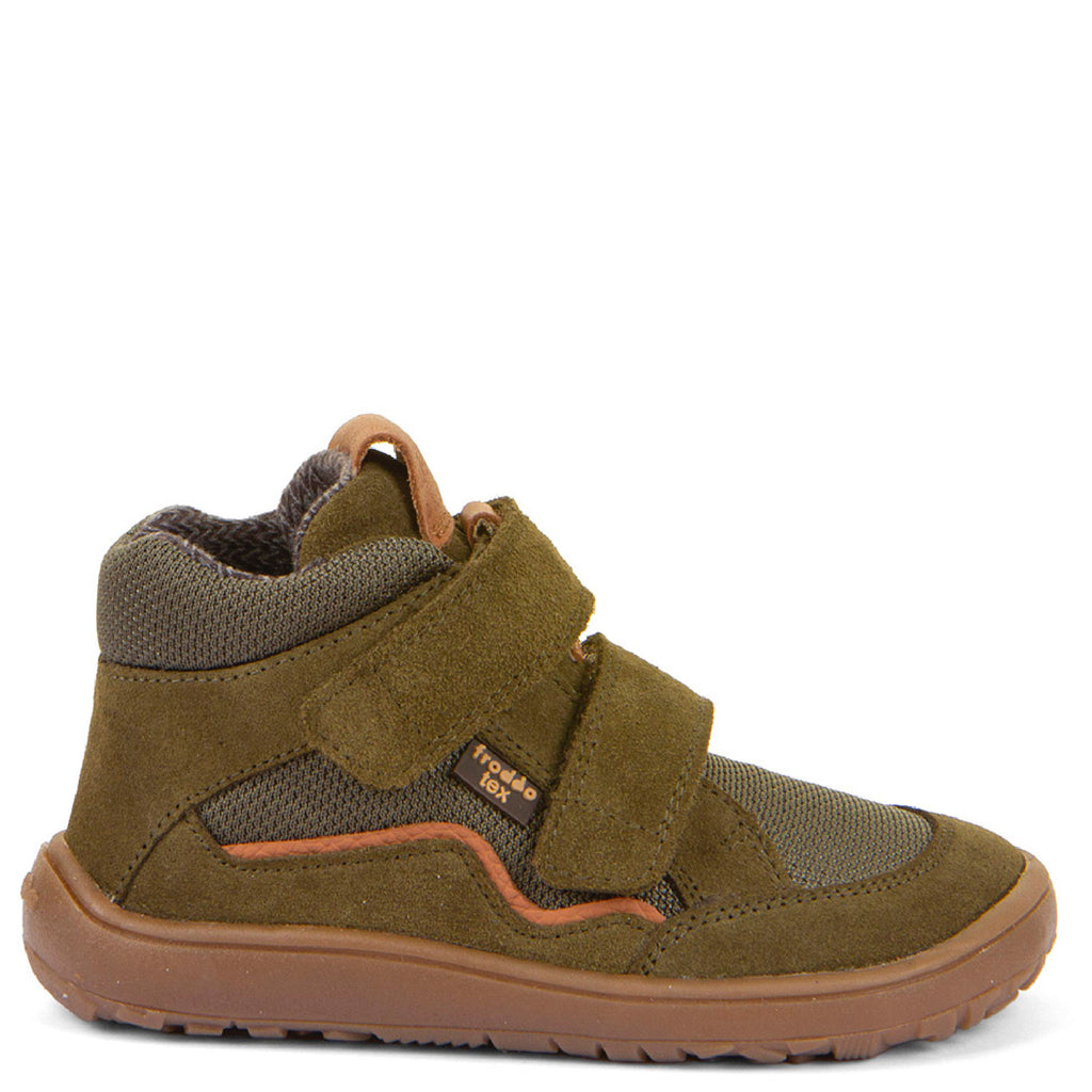 Froddo Children's Ankle Boots Olive- BAREFOOT TEX AUTUMN (G3110266-1)