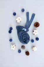 Granny Teddy Steel Blue Blend Footless