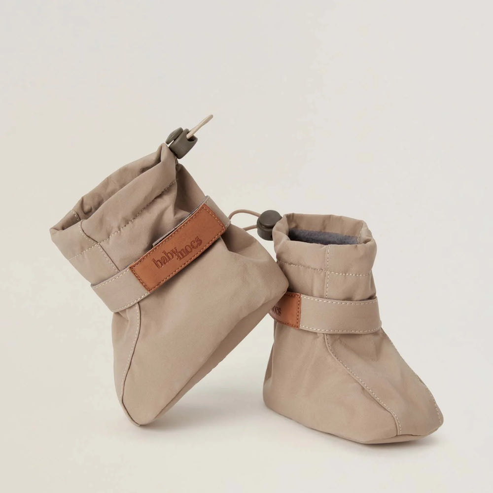 Baby Mocs Soft Snow Boots Dark Beige