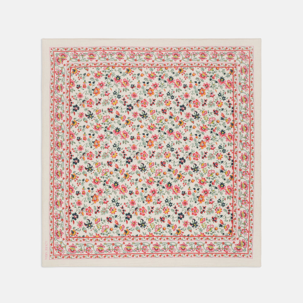 Woven Scarf Capucine - Cream	Wild Flowers - MintMouse (Unicorner Concept Store)