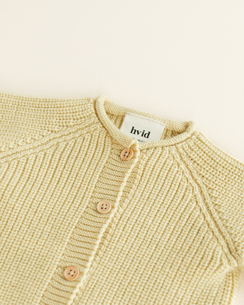 HVID Cardigan inga Light yellow - MintMouse (Unicorner Concept Store)