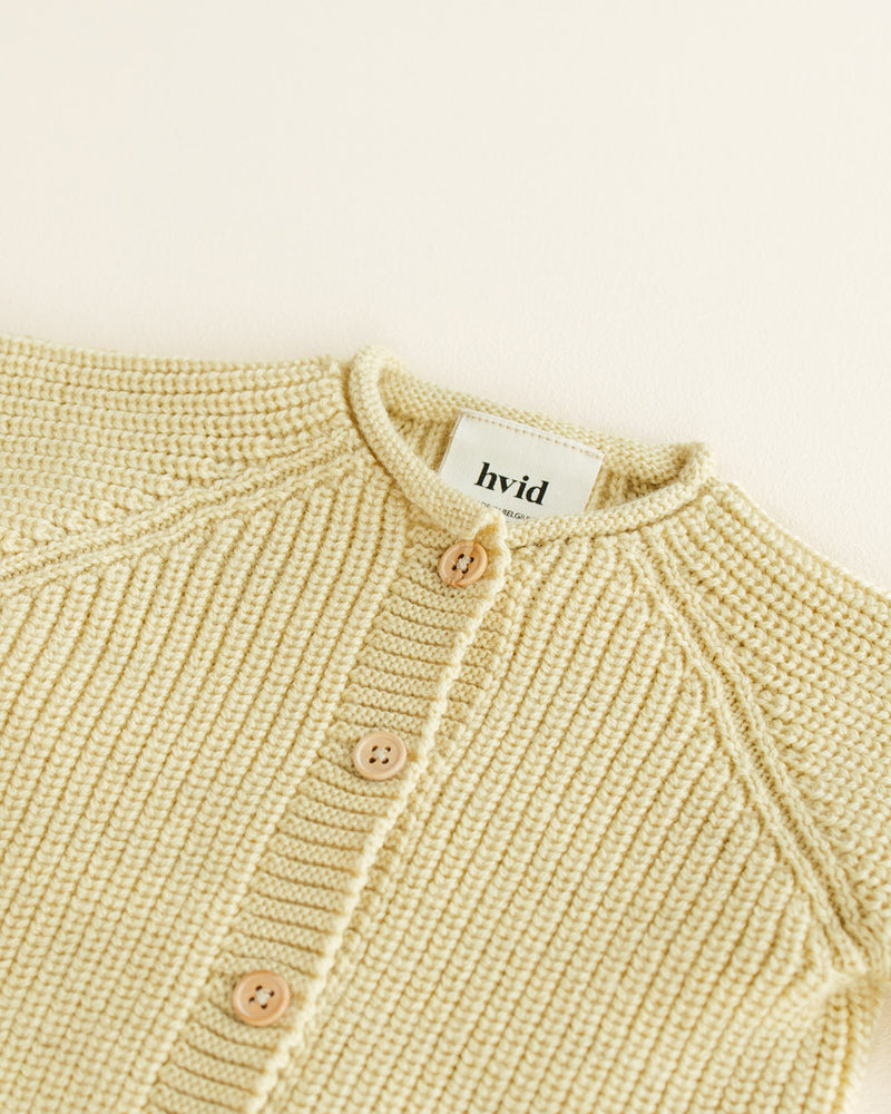 HVID Cardigan inga Light yellow - MintMouse (Unicorner Concept Store)