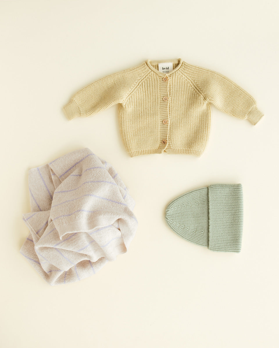 HVID Cardigan inga Light yellow - MintMouse (Unicorner Concept Store)