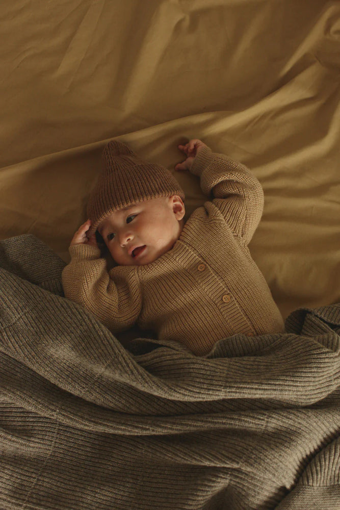 HVID Cardigan inga sand