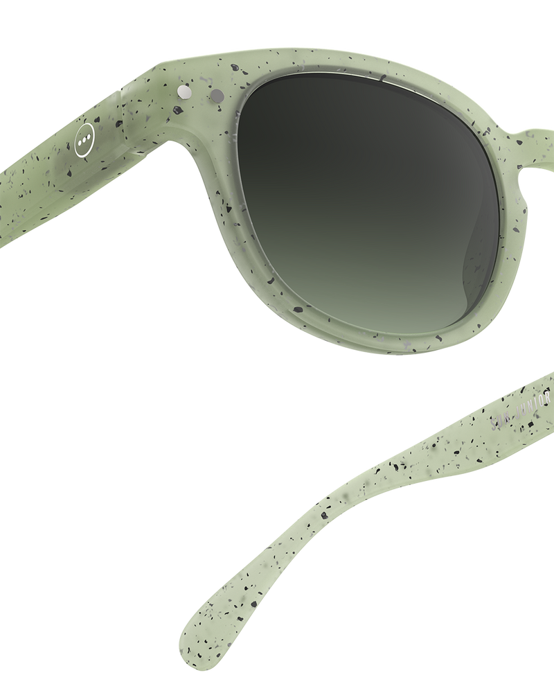 Junior Sunglasses | #C Dyed Green
