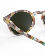 Adult sunglasses | #H Blue Tortoise Blue Mirror Lenses