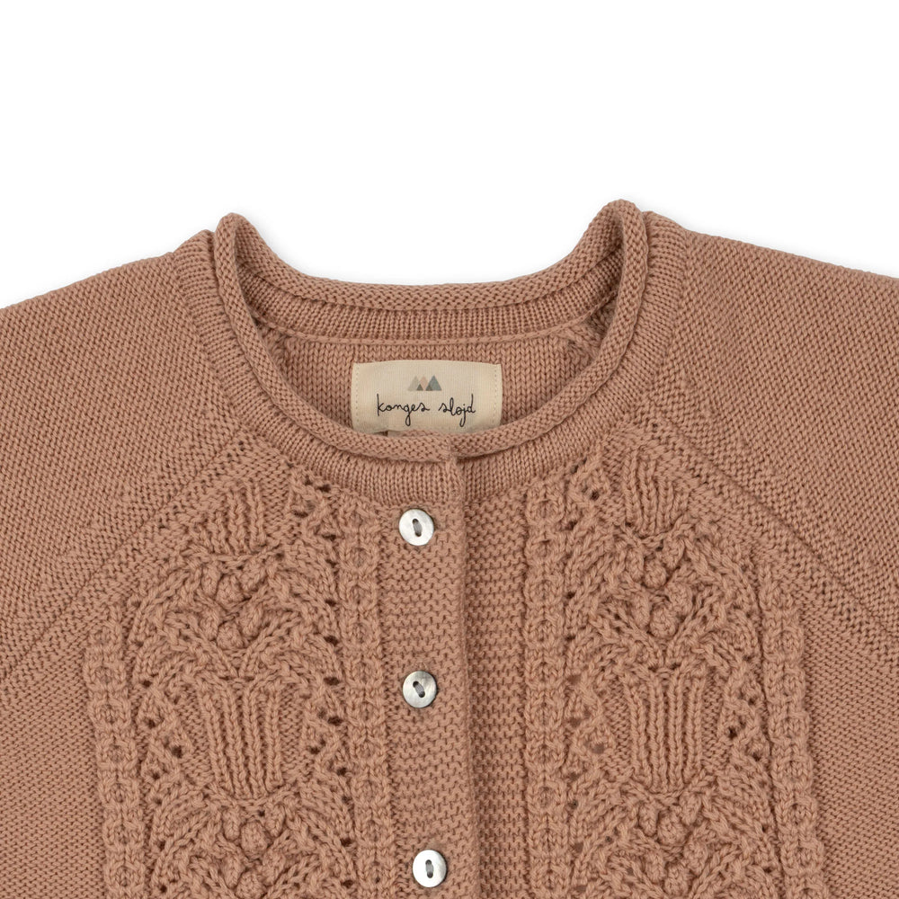 Cabby Frill Cardigan - Maple Sugar