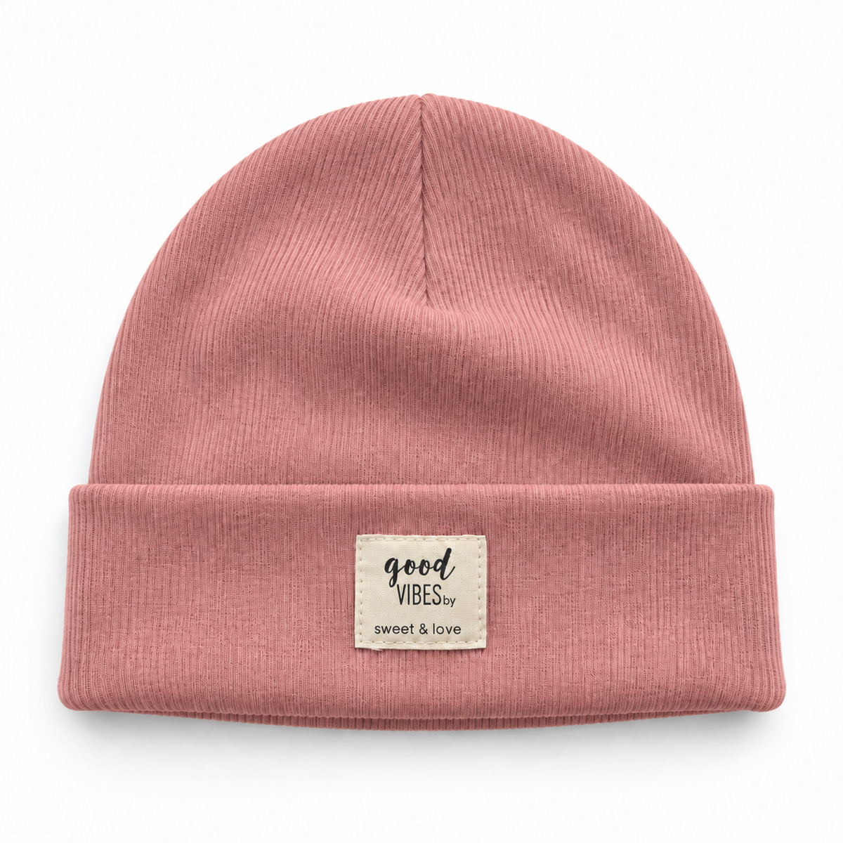 Bonnet d'hiver replié Rose Cendré