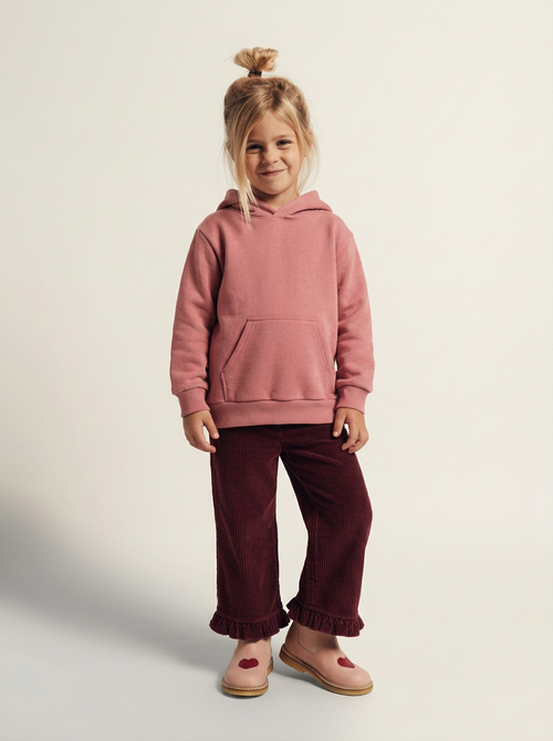 (0130_F26040) Hoodie with Back Print – Deep Rose - MintMouse (Unicorner Concept Store)