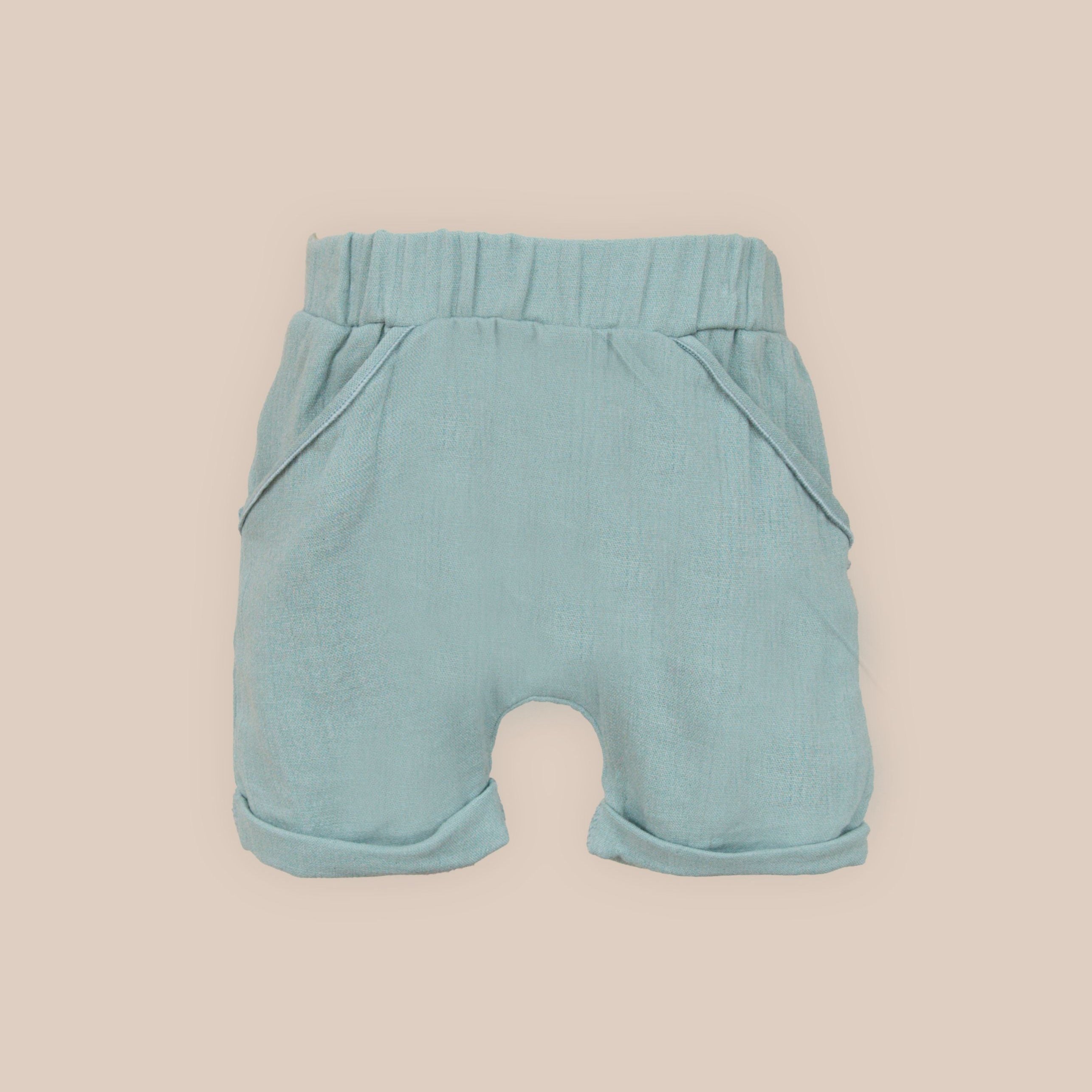 851 Shorts Jeans Aqua Grey 122 - MintMouse (Unicorner Concept Store)