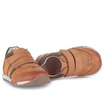 (2333-41) Brown Velcro Trainers