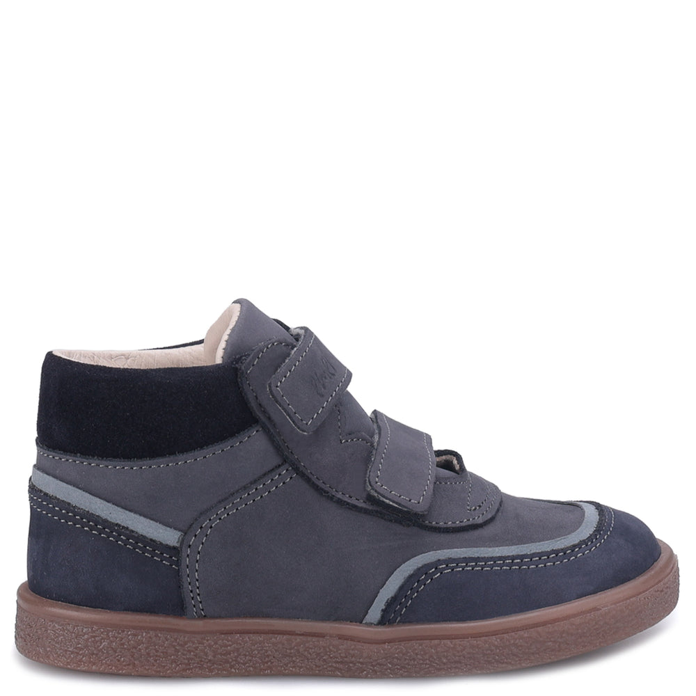 (E2754E-4) Emel velcro shoes - Blue navy