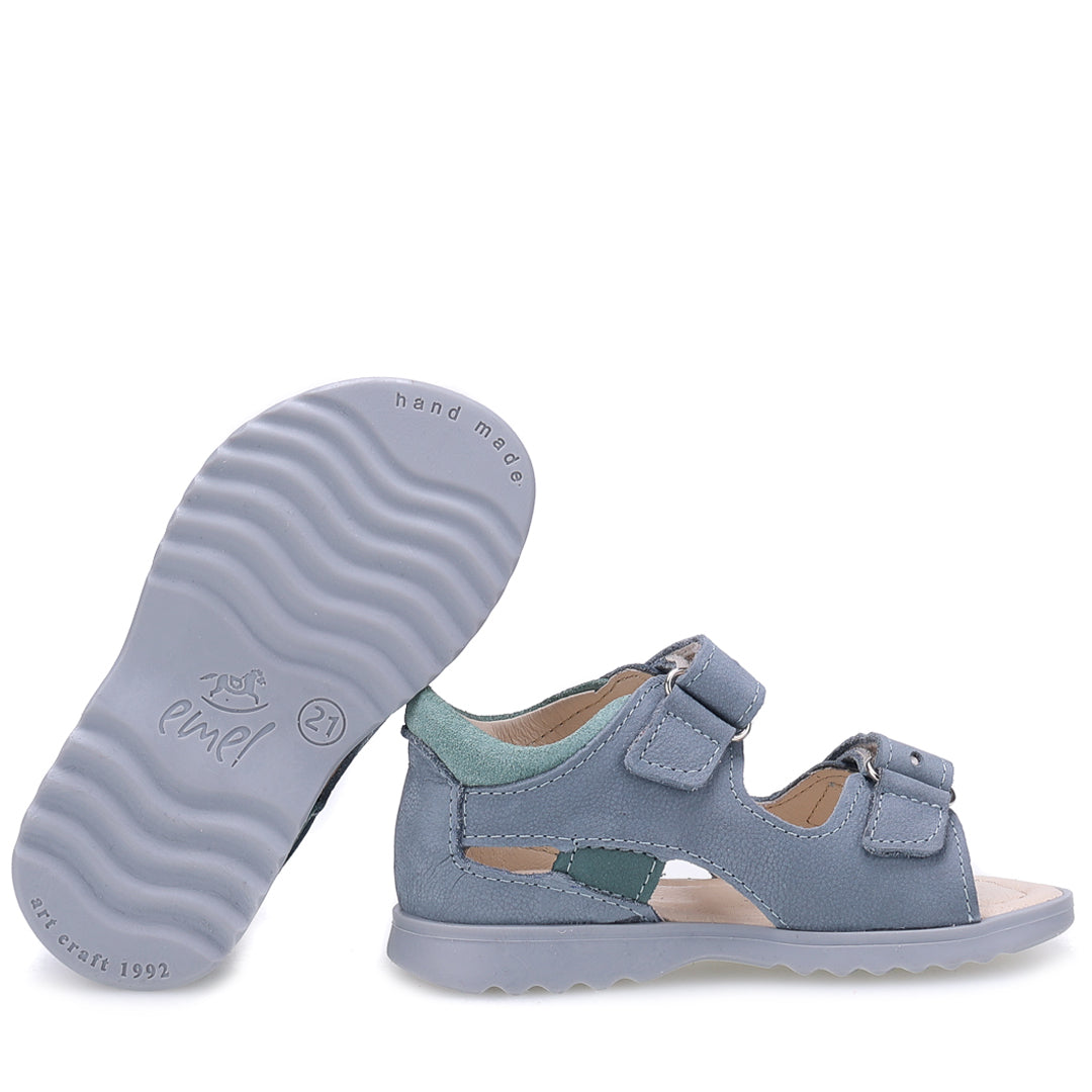 (2768A-9) Emel blue velcro sandals - MintMouse (Unicorner Concept Store)