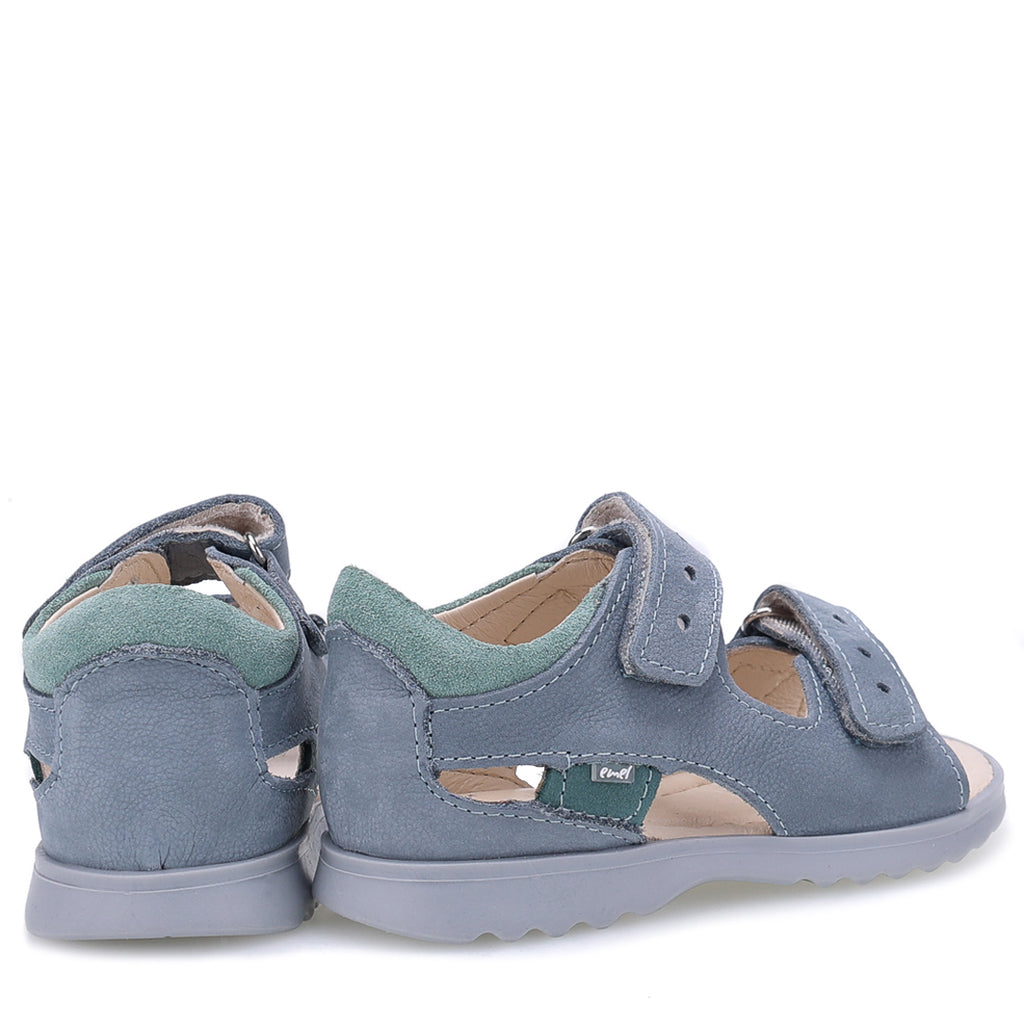 (2768A-9) Emel blue velcro sandals - MintMouse (Unicorner Concept Store)
