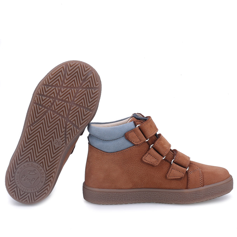 (2777A) Emel Brown velcro trainers