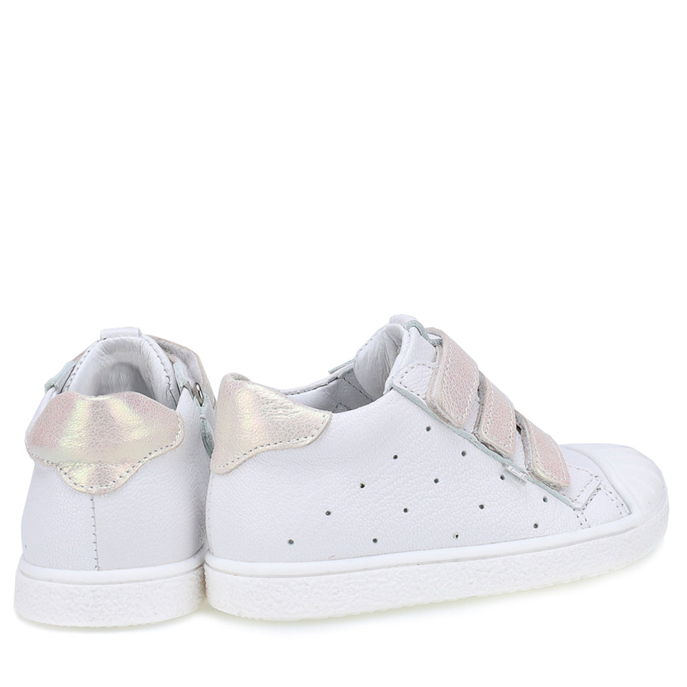 (2804-12/2805-12) Low Bumper Trainers White velcro